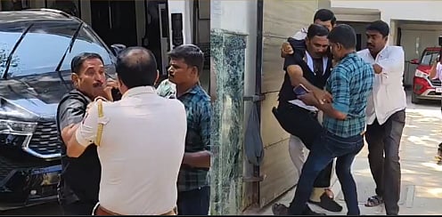 சீமான் வீட்டு பாதுகாவலரிடம் கைத்துப்பாக்கி… போலீசாருடன் வாக்குவாதம்… 2 பேர் கைது!