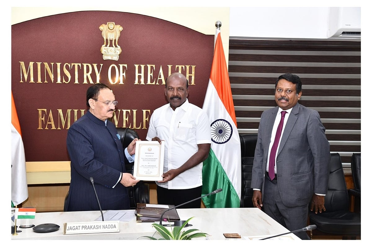 மத்திய அமைச்சரிடம் டெல்லியில் மா.சு. கோரிக்கை மனு!