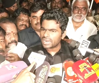 இடுப்பைக் கிள்ளி அரசியல்செய்யும் விஜய்- த.வெ.க.வுக்கு அண்ணாமலை பதிலடி! 