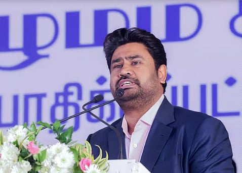 அண்ணாமலைக்கு எதிராக கருத்து: ஆதவ் அர்ஜூனாவுக்கு மார்டின் மகன் சரமாரி கேள்வி!