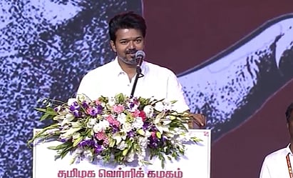 தவெக தலைவர் விஜய்