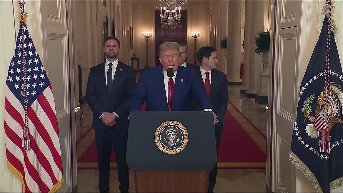 ‘அமைதிக்கான நேரம்’ - ஈரான் மீதான தாக்குதலுக்கு பிறகு டிரம்ப் விளக்கம்!