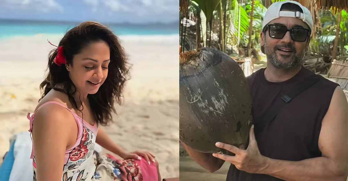 ‘சொர்க்கத்தில் இன்னொரு நாள்…’வைரலாகும் சூர்யா – ஜோதிகா வீடியோ!