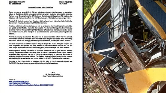 'சுரங்கப்பாதை அமைக்க ஒரு வருடமாக அனுமதி தரவில்லை’ - தெற்கு ரயில்வே குற்றம்சாட்டு!