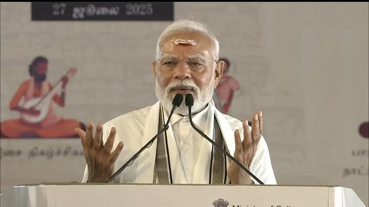 ராஜராஜனுக்கும் ராஜேந்திரனுக்கும் சிலை! - பிரதமர் மோடி 