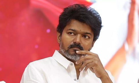 தவெக தலைவர் விஜய்
