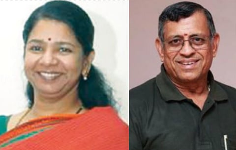 கனிமொழி- குருமூர்த்தி