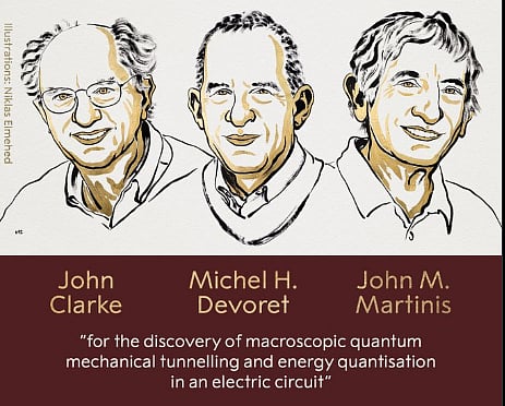 நோபல் பரிசு 2025: இயற்பியலுக்கான நோபல் பரிசு 3 பேருக்கு அறிவிப்பு!
