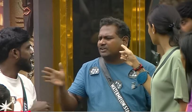 BIGGBOSS9TAMIL DAY1: வாட்டர் மெலன் ஸ்டாரை ரவுண்ட் கட்டும் பிக்பாஸ் ஹவுஸ்மேட்ஸ்…முதல் நாளே கலவரம்! 