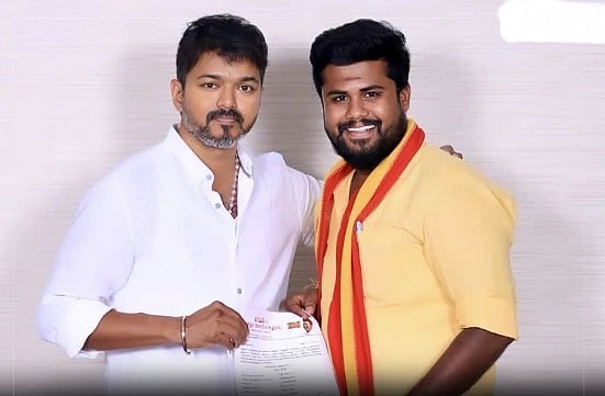 திண்டுகல் த.வெ.க மாவட்ட செயலாளர் நிர்மல்குமார் கைது! 