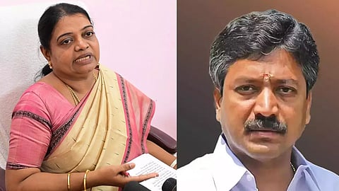 அமைச்சர் கீதா ஜீவன் - சிவி சண்முகம்