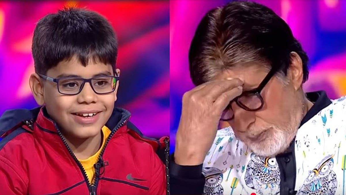 அடேய்.. அவரு யாரு தெரியுமா? அமிதாப்பச்சனிடம் அத்துமீறி பேசிய சிறுவன்...