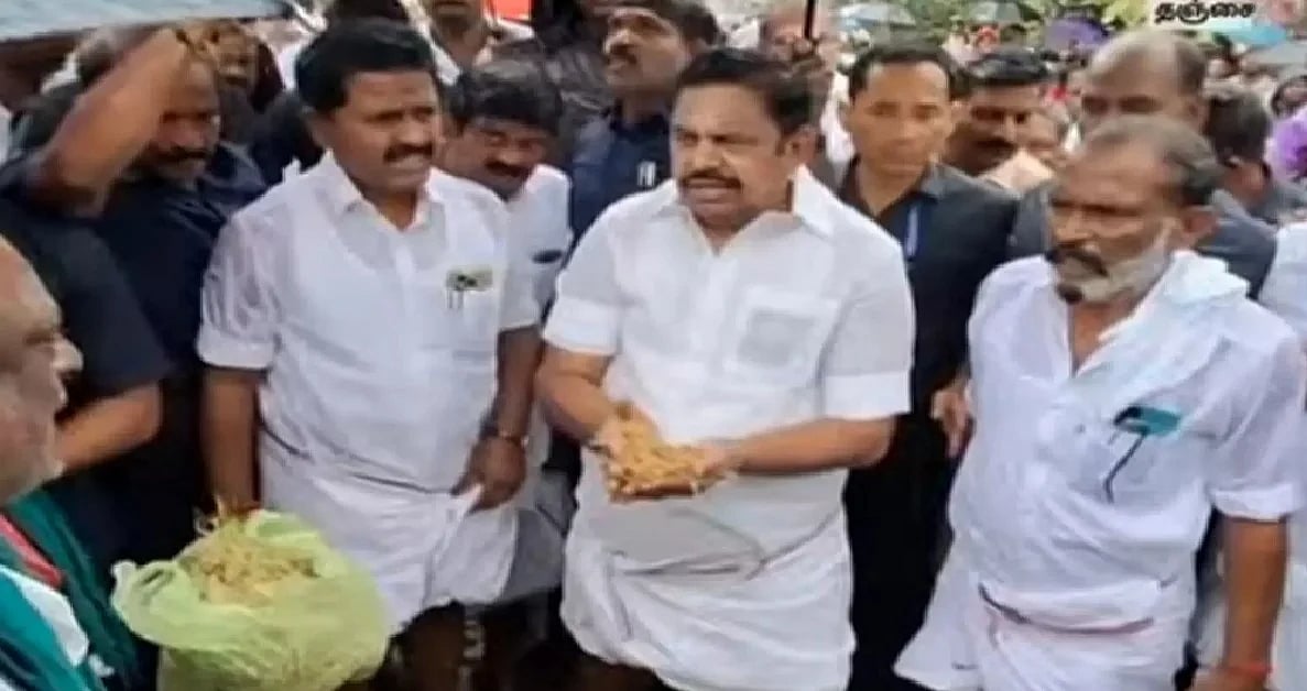 “நெல் கொள்முதல் செய்வதில் திமுக அரசு தோல்வி” - எடப்பாடி பழனிசாமி