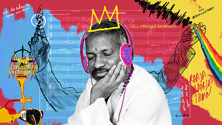 கருத்த மச்சான்....! ரீல் உலகத்தையும் விட்டு வைக்காத ராஜா!