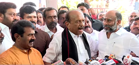 வைகோ, சீமான் செய்தியாளார் சந்திப்பு