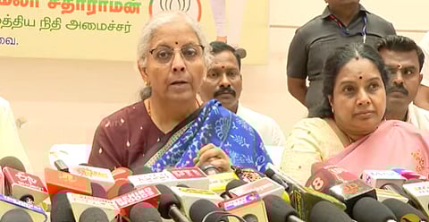 மத்திய நிதியமைச்சர் நிர்மலா சீதாராமன்