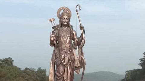 77 அடி உயர ராமர் சிலை