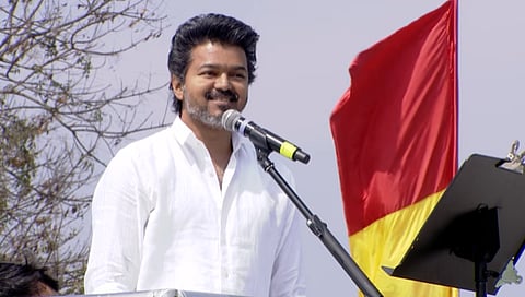 தவெக தலைவர் விஜய்