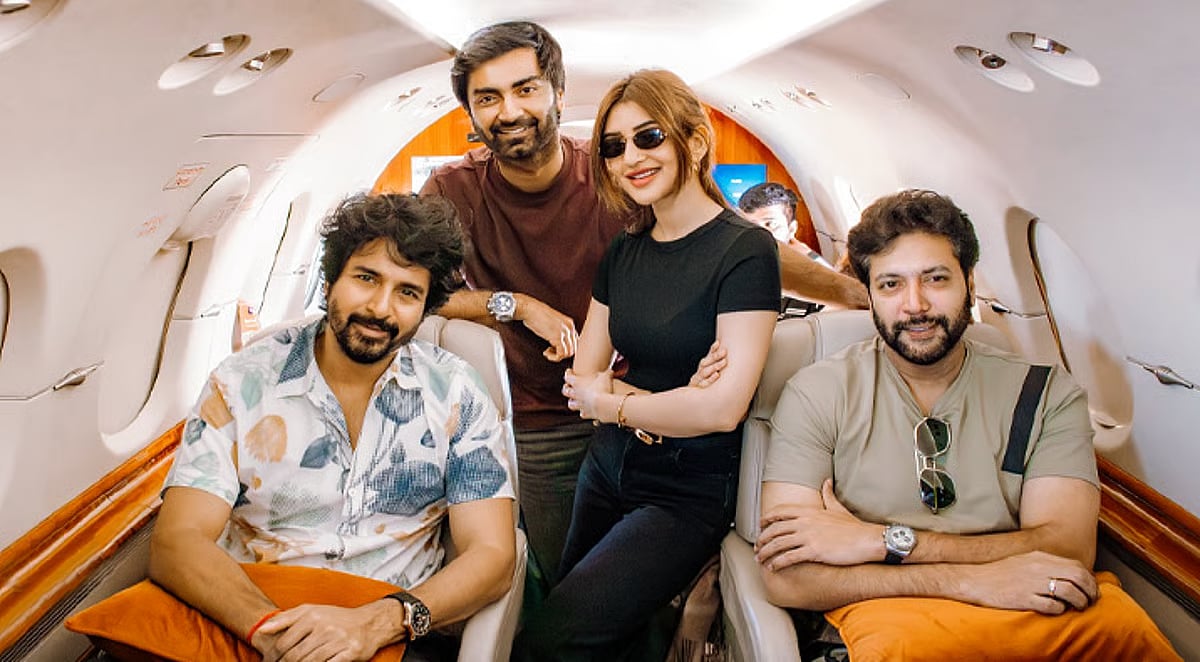 புரமோஷனுக்கு கேரளம் சென்ற பராசக்தி குழு!