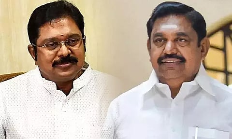 டிடிவி தினகரன் - எடப்பாடி பழனிசாமி