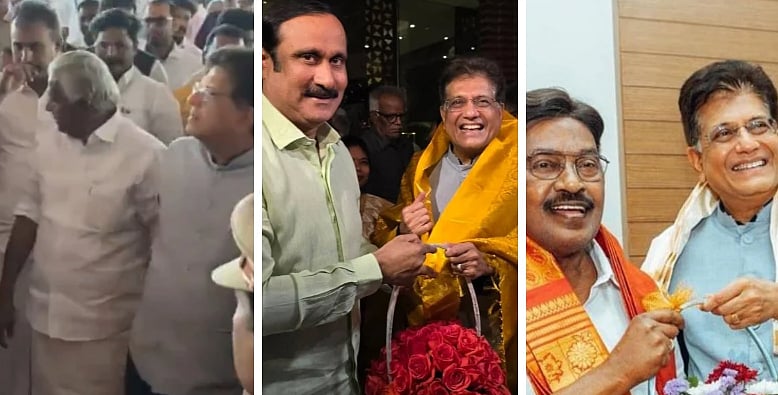 வரிசை கட்டி வந்த கூட்டணி கட்சி தலைவர்கள்… பியூஸ் கோயலின் பிஸி சந்திப்புகள்!