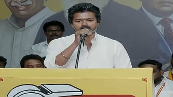 தவெக தலைவர் விஜய்