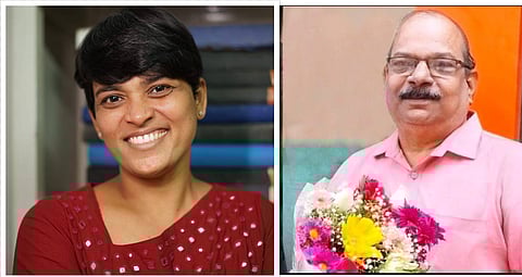 நர்மதா தேவி, மானா பாஸ்கரன்