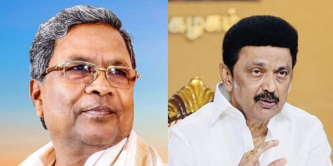 சித்தராமையா - மு.க.ஸ்டாலின்