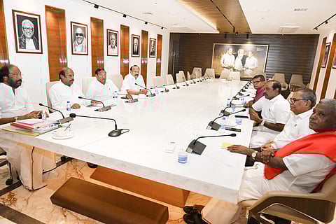 cpim- dmk seat sharing talks 2nd sitting