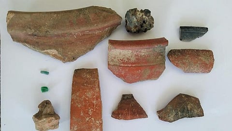 பம்பை ஆற்றங்கரையில் கண்டுபிடிக்கப்பட்ட தொல்பொருட்கள்
