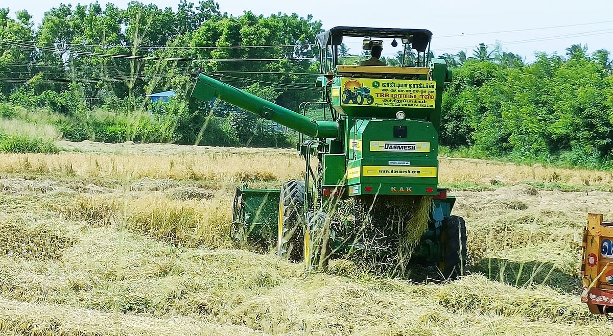 அறுவடை எந்திரங்களின் வாடகை உயர்வு!
