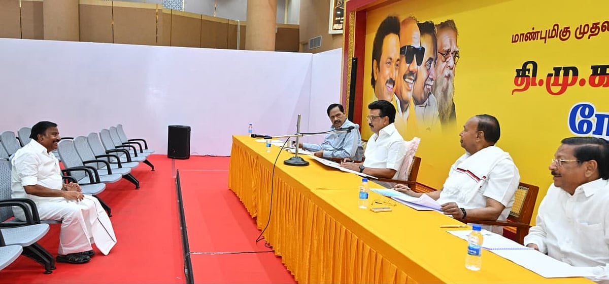 அமைச்சர்கள்... தி.மு.க. கடைசி நாள் நேர்காணல் விறுவிறு!