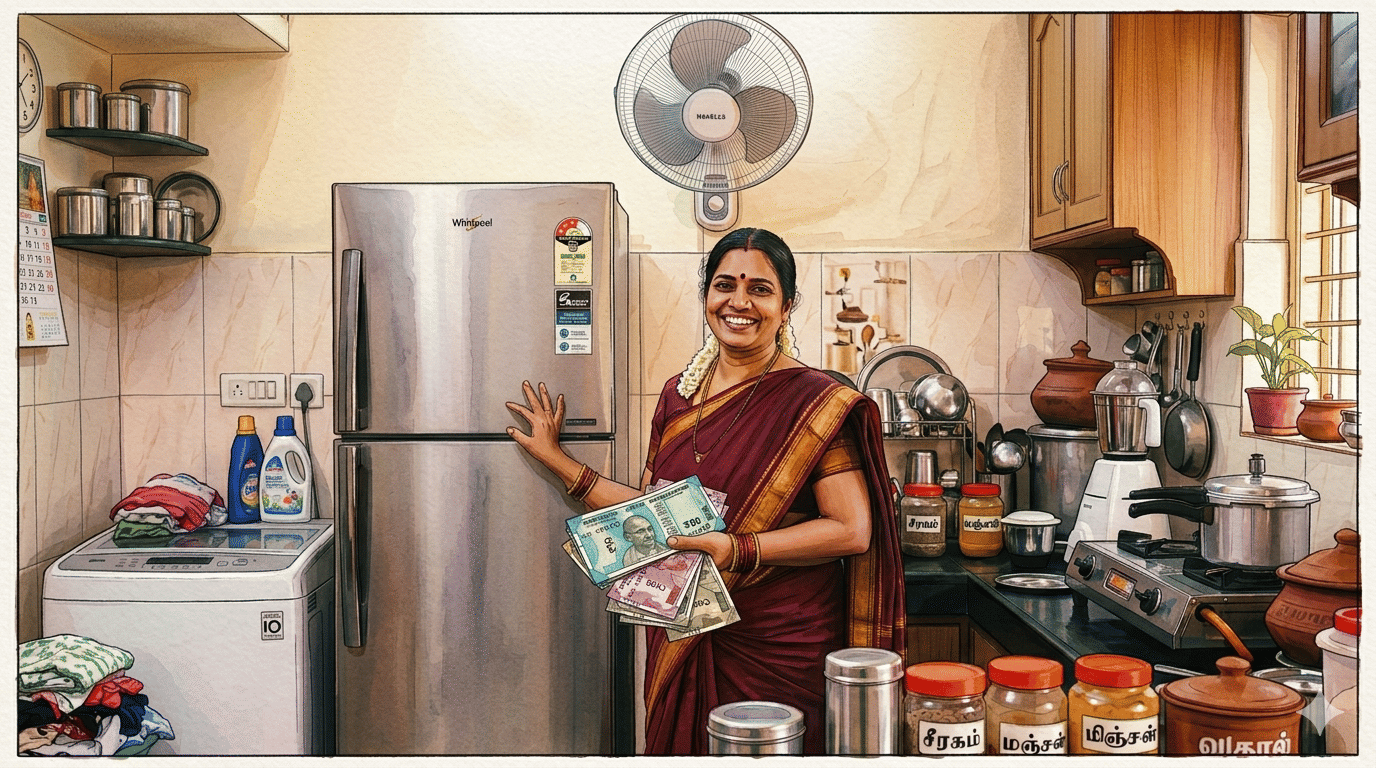 இல்லத்தரசிகளை மாறி மாறி கூல் செய்யும் திமுக, அதிமுக….. வாக்கு யாருக்கு?

 