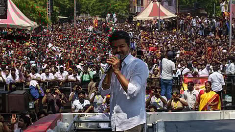 தவெக தலைவர் விஜய்