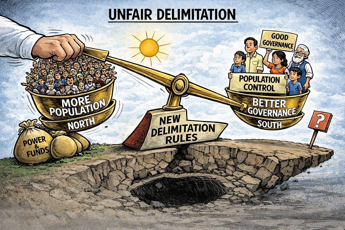 தொகுதி வரையறை... சர்வாதிகாரத்தை நோக்கி நகர்கிறதா இந்தியா?- மு.க.ஸ்டாலின் கேள்வி