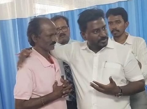 நடிகர் முத்துக்காளை வேண்டுகோள்- நேரடியாகச் சென்றுபார்த்த அமைச்சர் 