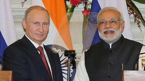 ரஷிய அதிபர் புதின், இந்திய பிரதமர் நரேந்திர மோடி