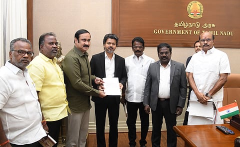 முதலமைச்சர் விஜய்- அன்புமணி சந்திப்பு