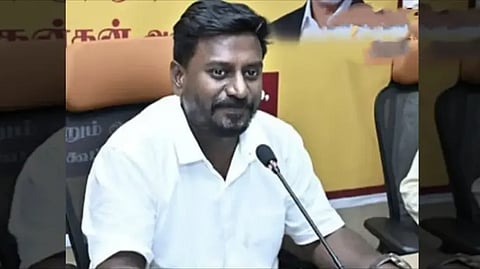 பள்ளிக் கல்வித்துறை அமைச்சர் ராஜ்மோகன்