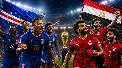 Cape verde, Egypt team