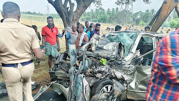 விபத்தில் ஒரே குடும்பத்தின் 6 பேர் உயிரிழப்பு - ஒருவர் மட்டும் தப்பினார்!