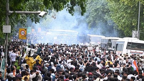 CJP protest at delhi