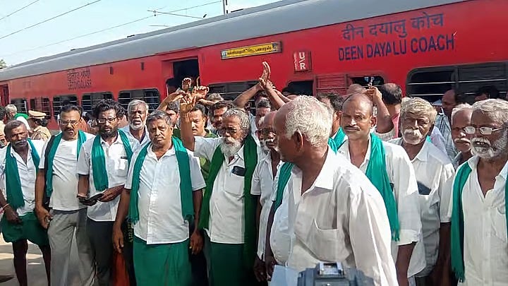 தமிழக விவசாயிகள் நாக்பூரில் தடுத்துநிறுத்தம்!