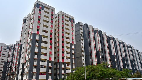 Population of people living in apartments increased
