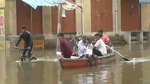 Flood entered into villages
