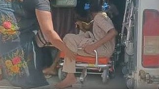 School girls got hurt when pushed down from the bus