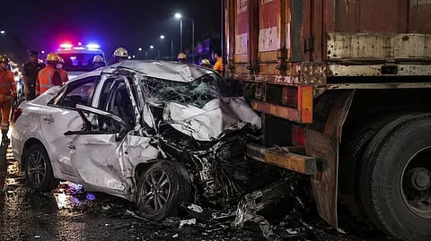 8 college students died in a car accident at Kerala