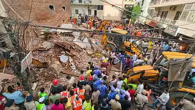 Collapsed Hostel building