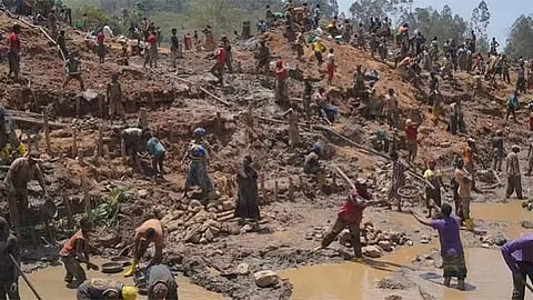 Gold mine collapsed