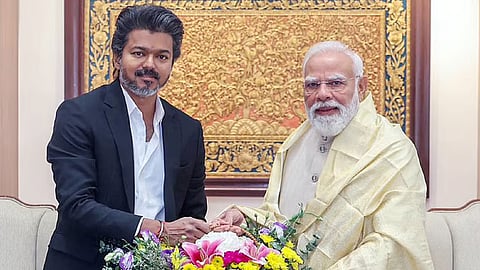 CM Vijay - PM Modi